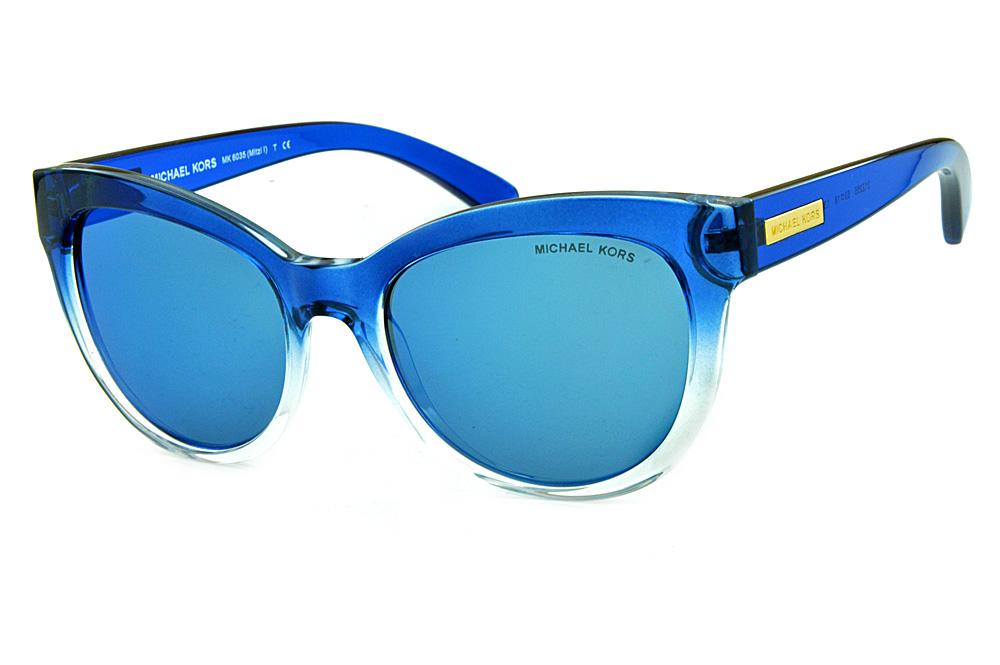 Óculos de Sol Michael MK6035 Mitzi 1 azul e transparente